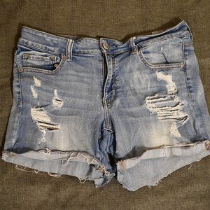 Light Blue Denim Short